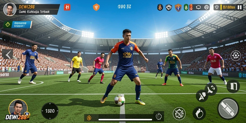 Tampilan gameplay seru dan grafis menawan dari DEWI288.