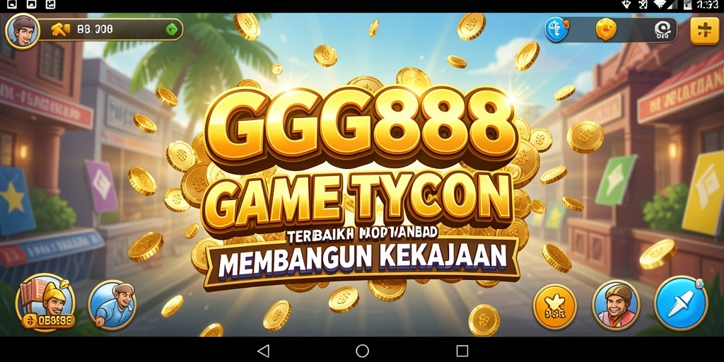 Tampilan gameplay GGG888 yang menarik dan menantang di dunia Tycoon.