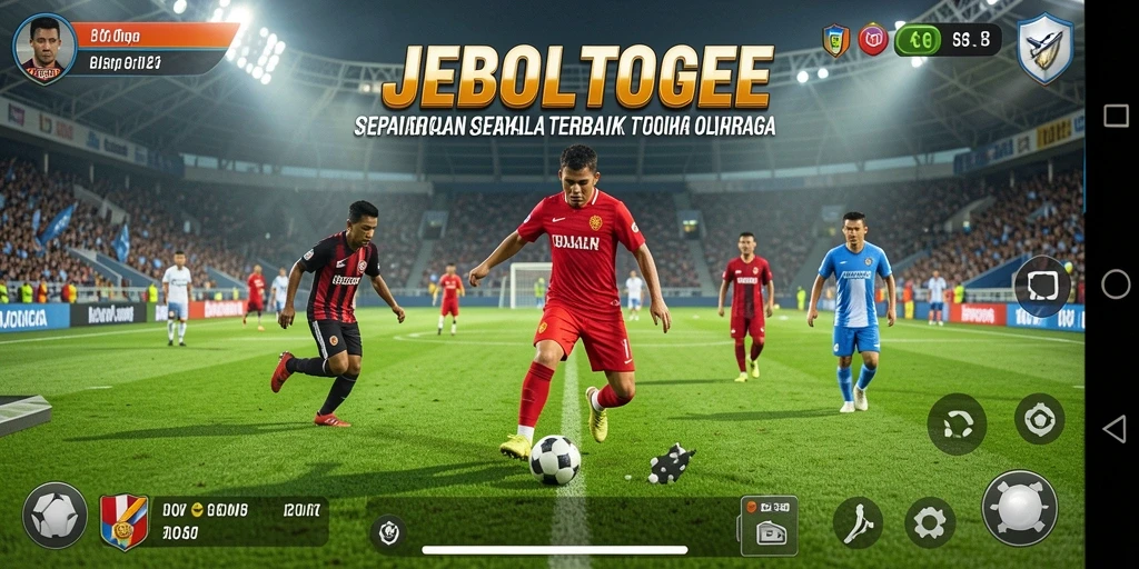 Gameplay seru di JEBOLTOGEL dengan aksi sepak bola yang mendebarkan.