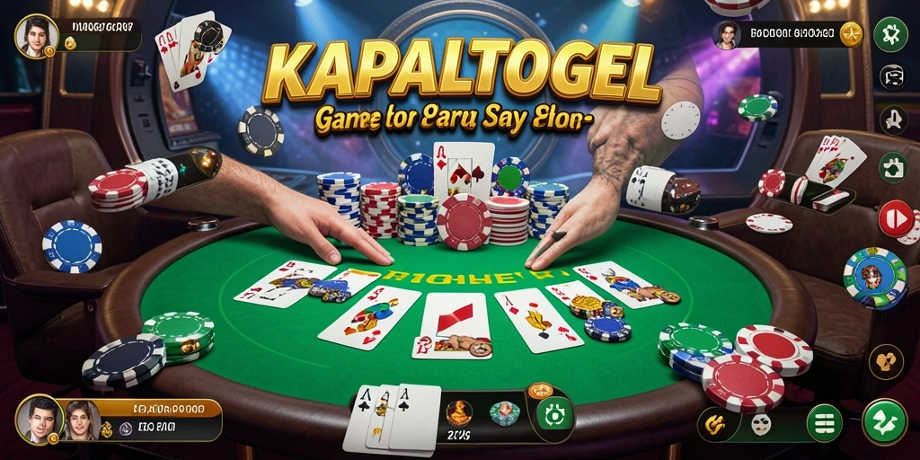 Tampilan menarik gameplay Poker di KAPALTOGEL.