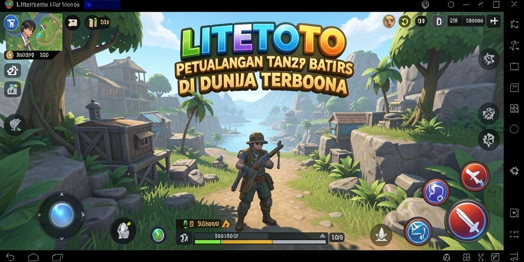 Screenshot gameplay yang menunjukkan petualangan seru di LITETOTO.