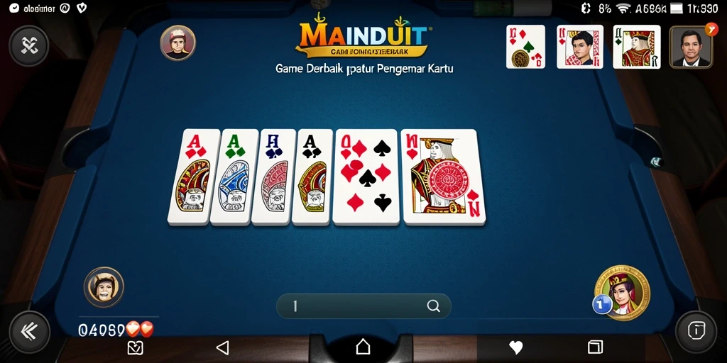 Screenshot gameplay MAINDUIT yang menunjukkan aksi seru permainan Domino.