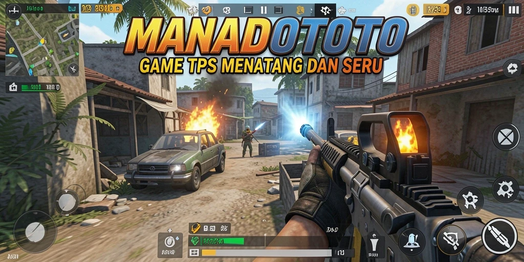 Tampilan seru dari gameplay MANADOTOTO yang penuh aksi.