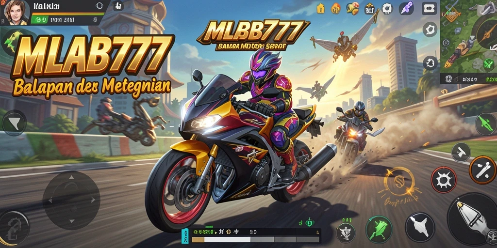 Gameplay seru balapan motor di <strong>MLBB777</strong>, penuh aksi dan kecepatan.