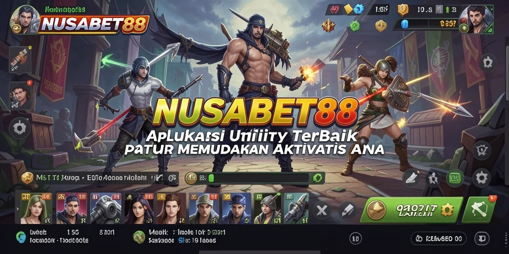 Tampilan antarmuka aplikasi NUSABET88 yang memudahkan pengaturan tugas.