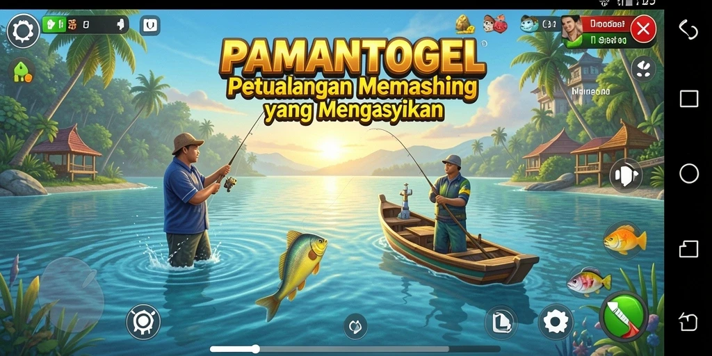 Tangkapan ikan yang memukau dalam gameplay PAMANTOGEL.