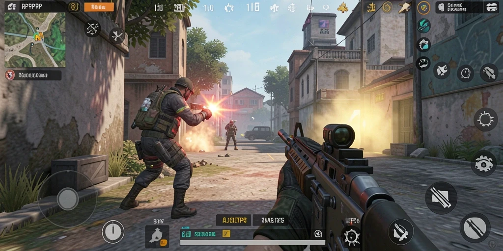 Tampilan gameplay RPRPRP yang menarik dan menegangkan.