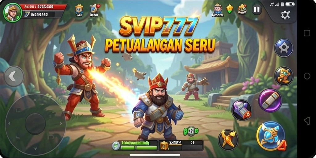 Screenshot gameplay SVIP777 menampilkan aksi petualangan seru.