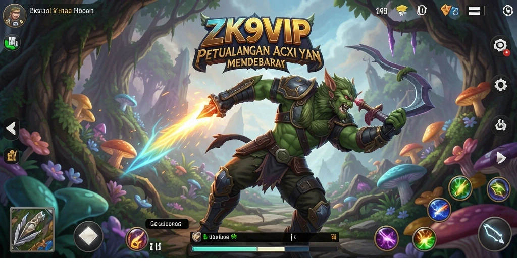 Tampilan epic dari gameplay ZK9VIP yang memukau.